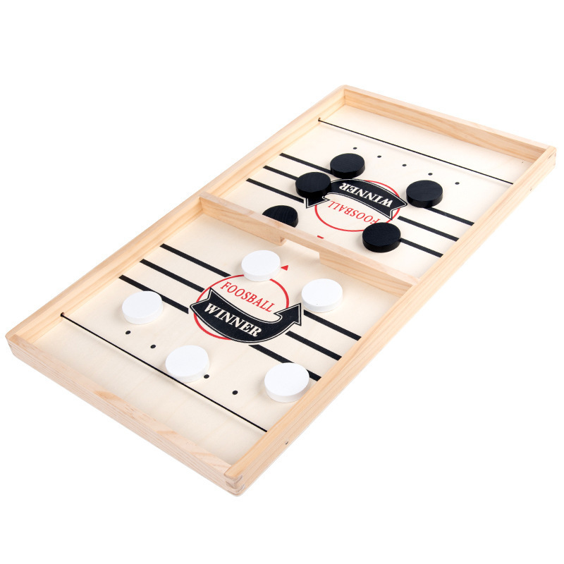 Board Game For 6 Years Old - Gowinbaby Wooden Sling Puck Game Double