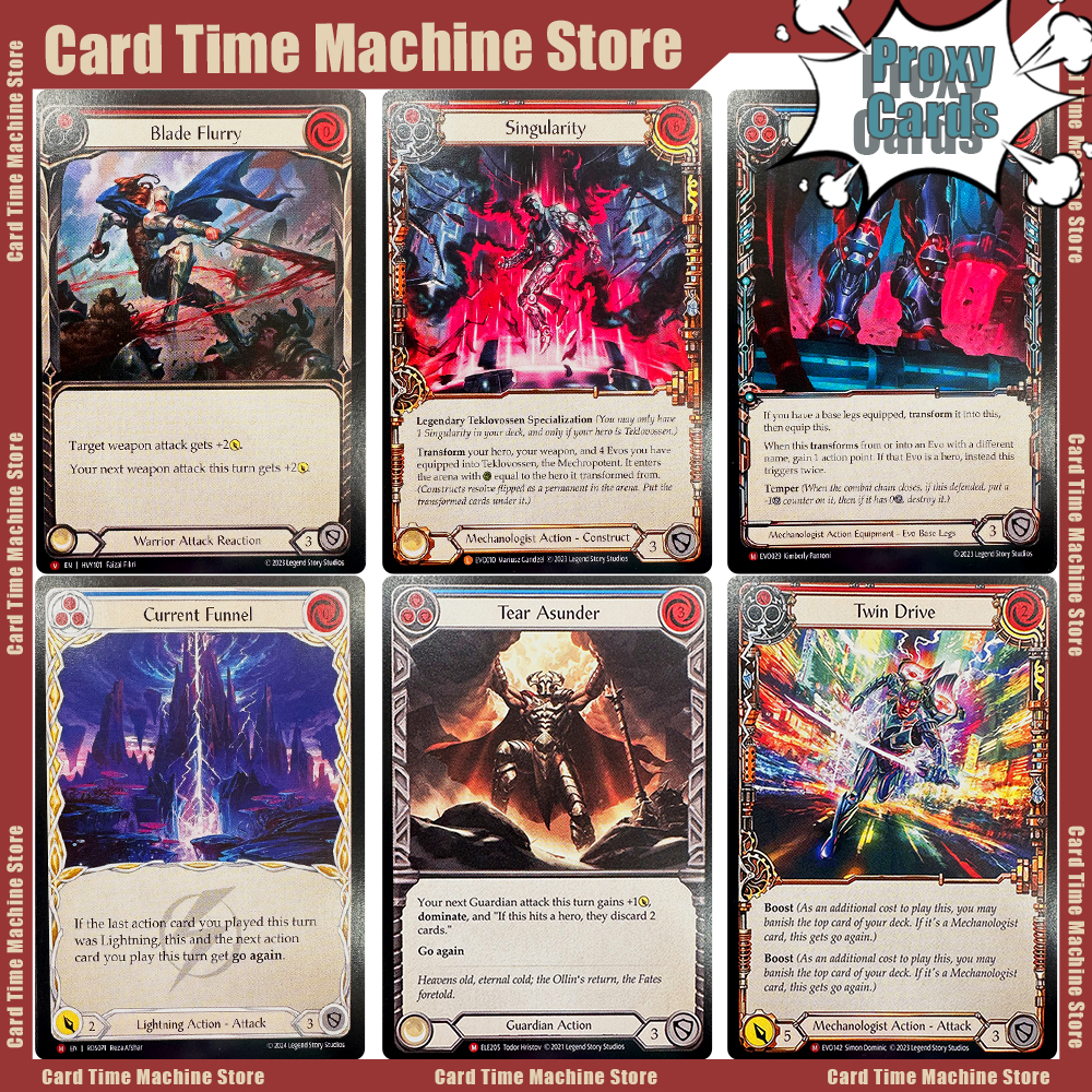 Card Game Deck - Flesh and Blood NON FOIL Proxy