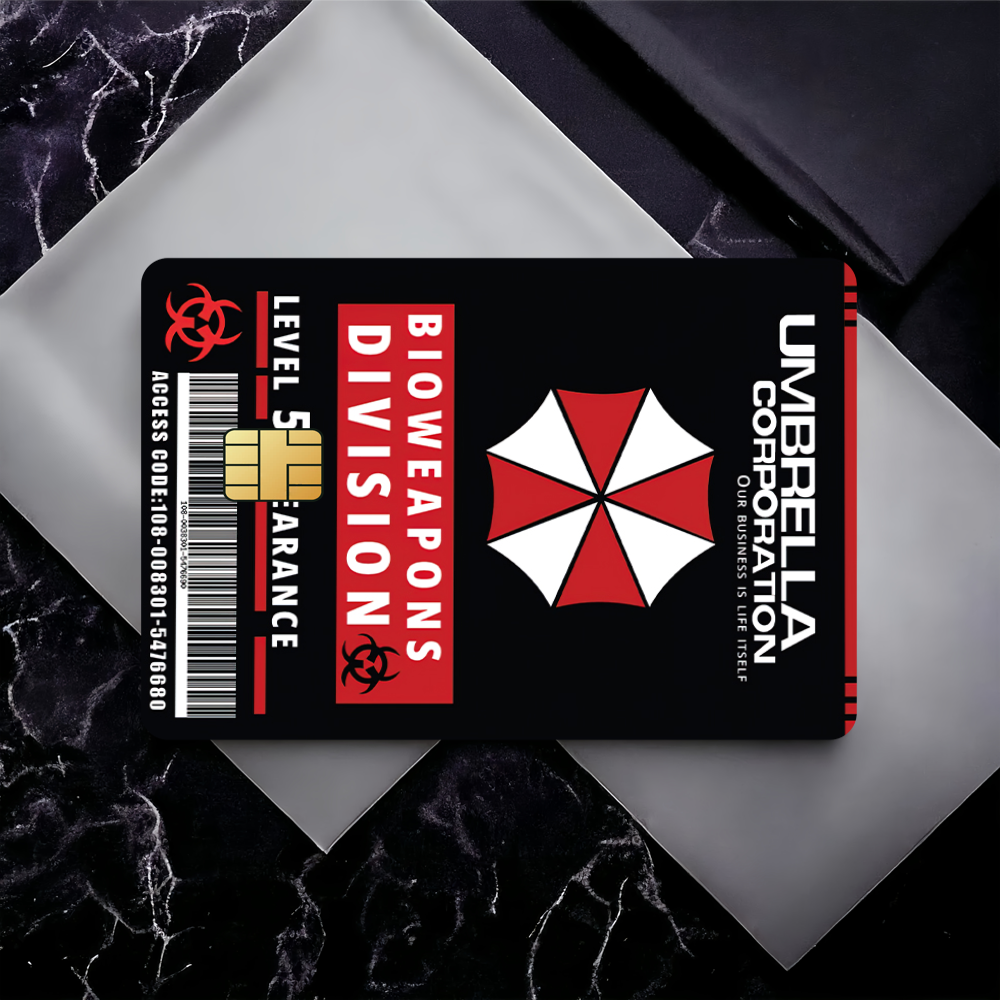 Board Game Resident Evil - Game R-Resident E-Evil Bank Credit Cards