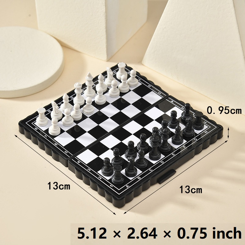 Mini Portable Magnetic Chess S - Magnetic Travel Chess のレビューと価格