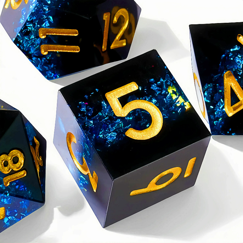 DND Resin Dice 7-Piece Set for - Board Game Live のレビューと価格