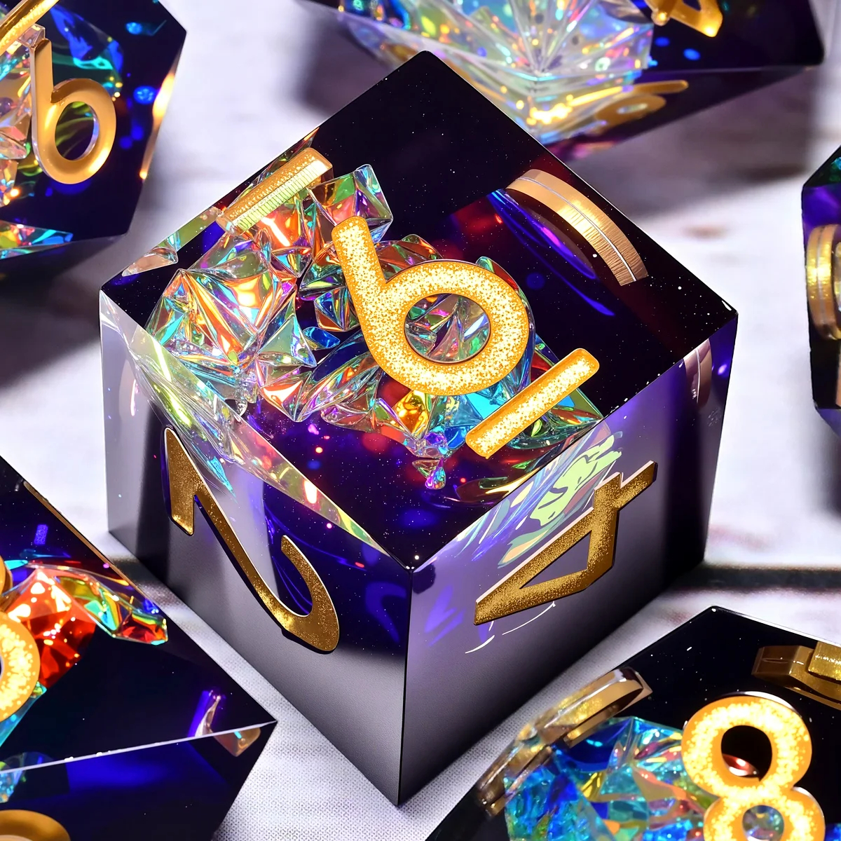DND Resin Dice 7-Piece Set for - Board Game Live のレビューと価格