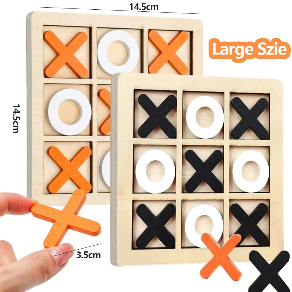 Wooden XO Tic Tac Toe Game Min - Board Game For 6 Years Old のレビューと価格