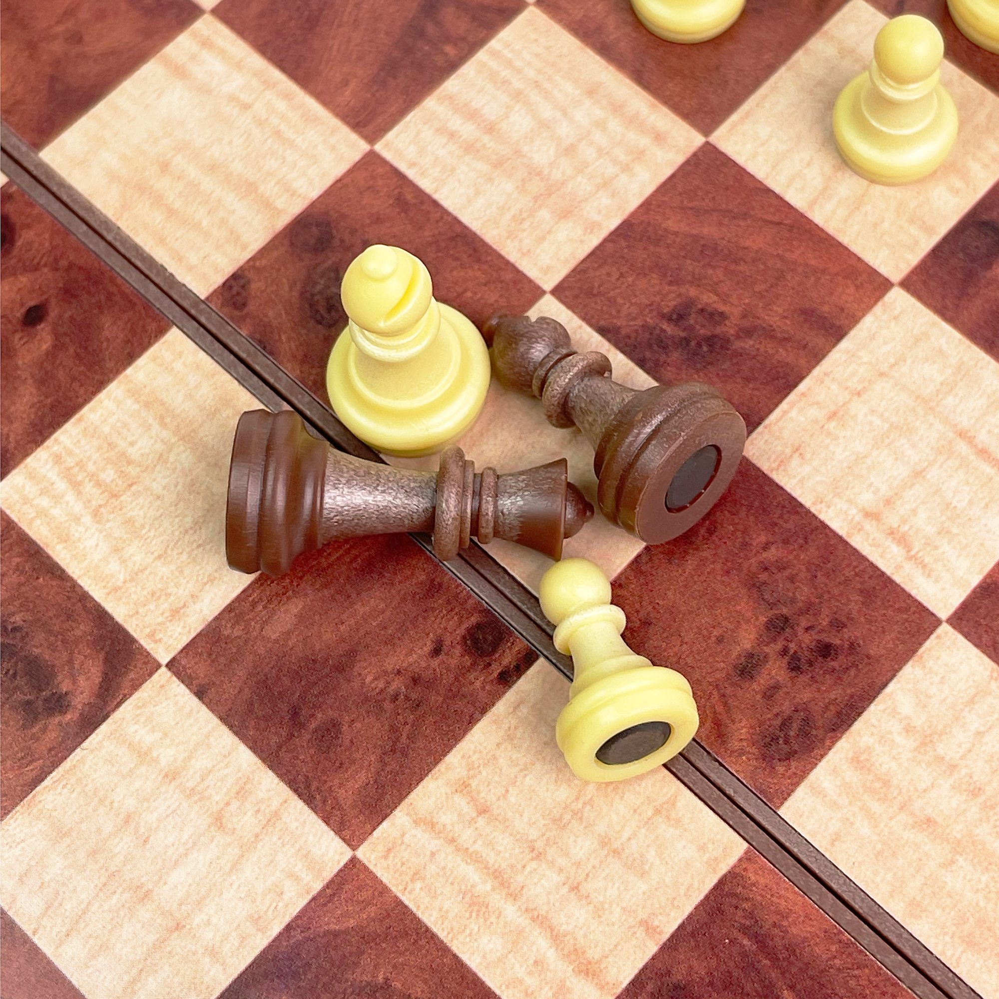 2-in-1 Foldable Magnetic Woodg - Magnetic Travel Chess のレビューと価格