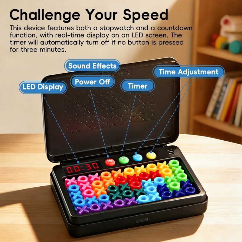 KNYYSECQ Smart XO Puzzle Child - Board Game For 6 Years Old のレビューと価格