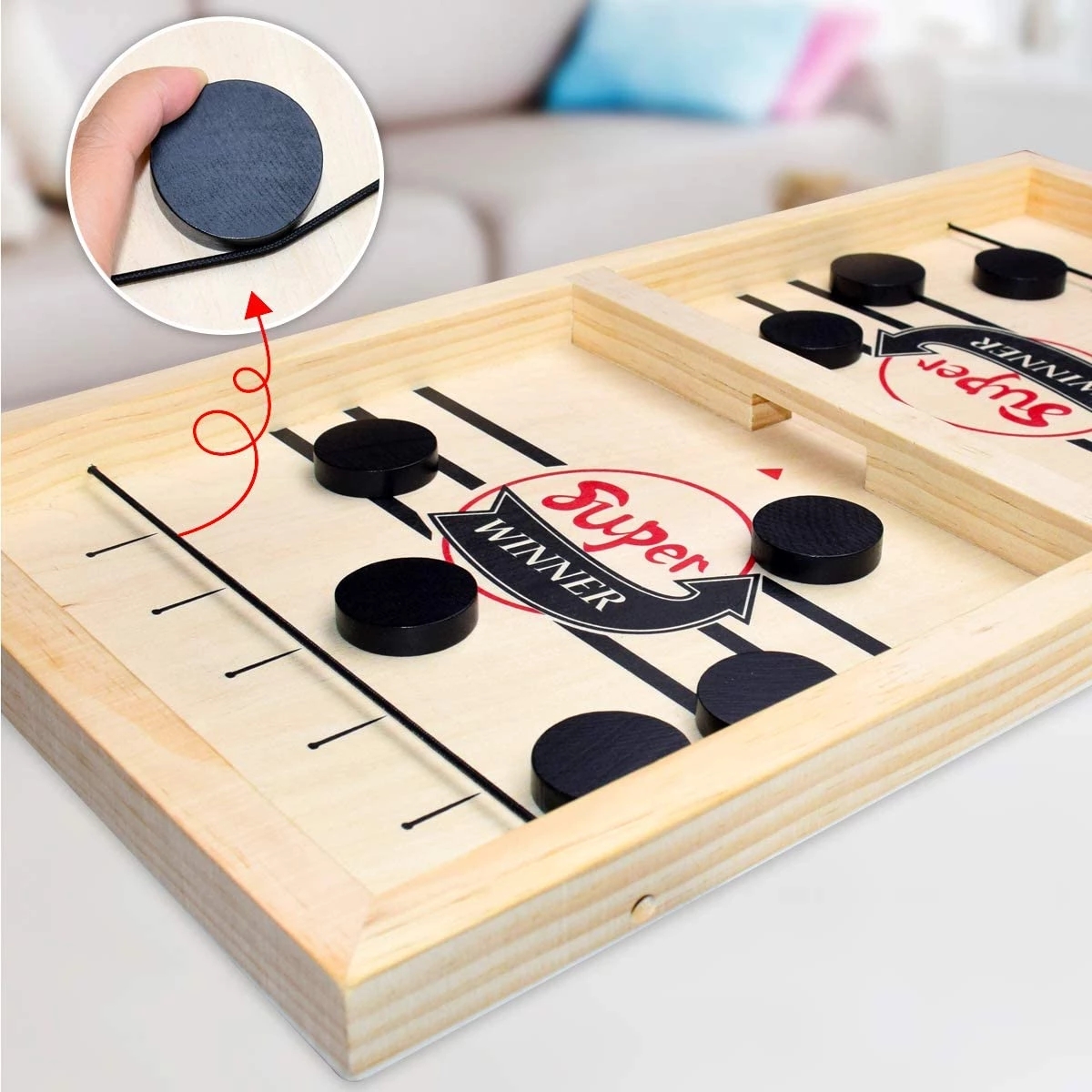 Table Hockey Paced Sling Puck  - Board Game For 6 Years Old のレビューと価格