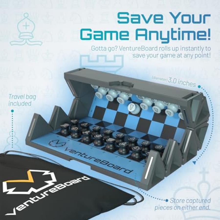 New 6 Inches Magnetic Unique C - Magnetic Travel Chess のレビューと価格