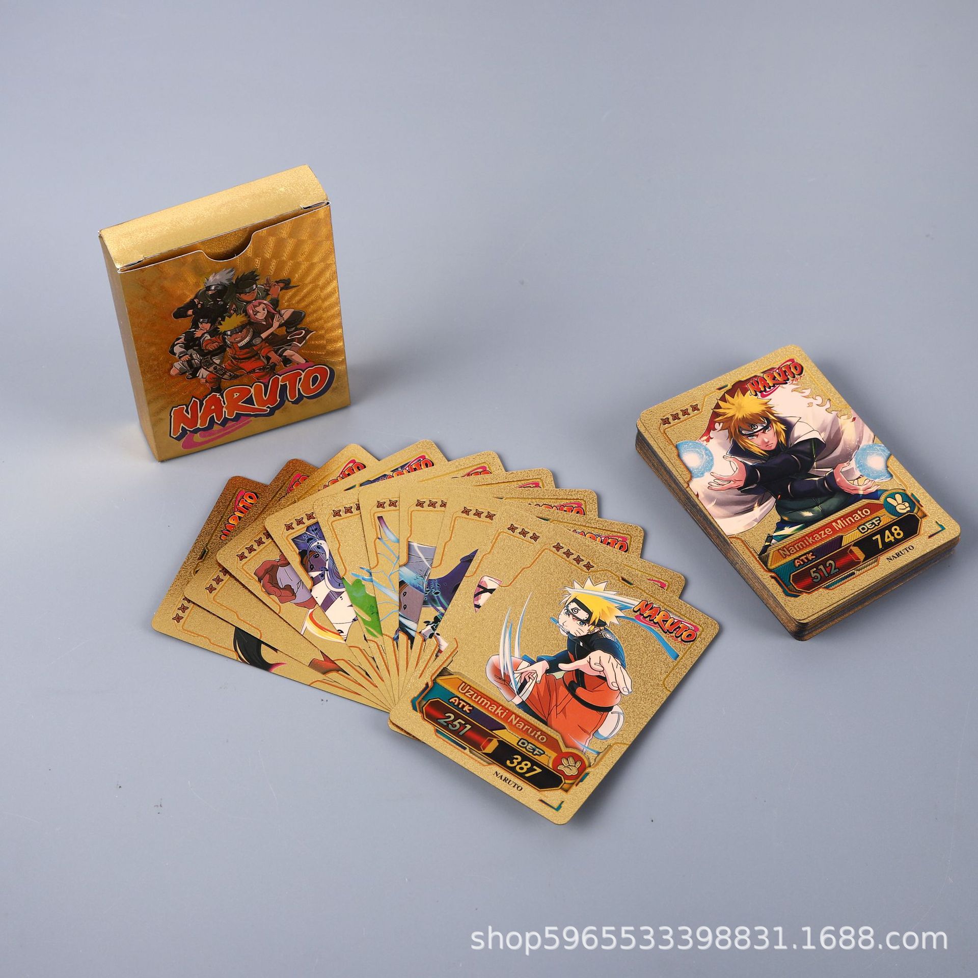 55pcs Naruto Card Gold English - Board Game English のレビューと価格