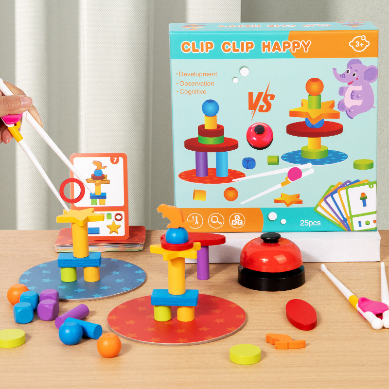 Wooden Stacking Blocks Shape S - Board Game For 6 Years Old のレビューと価格
