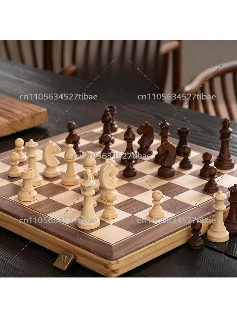 Magnetic Chess Set Solid Wood  - Magnetic Travel Chess のレビューと価格