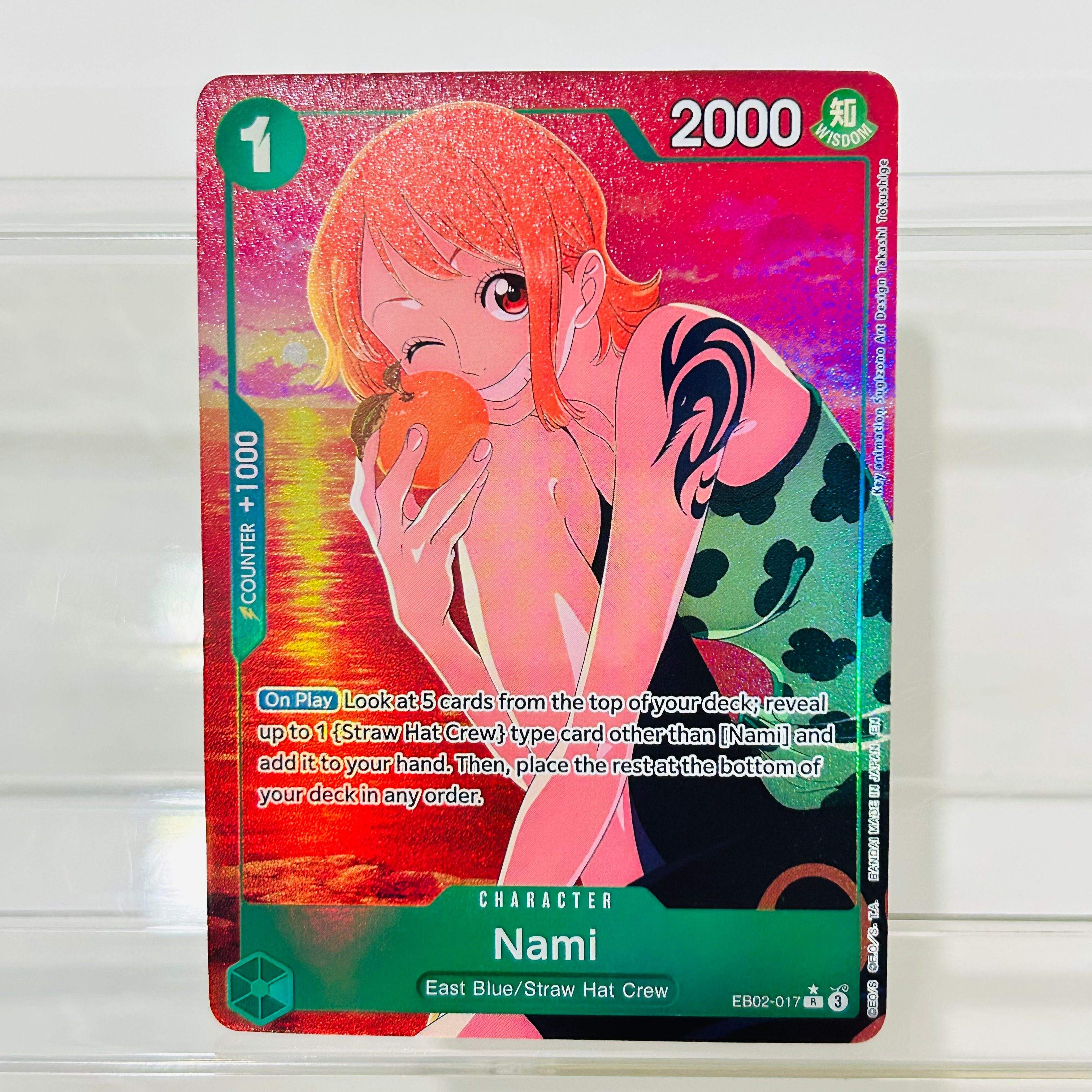 One Piece Nami EB02-017 R Card - Board Game English のレビューと価格