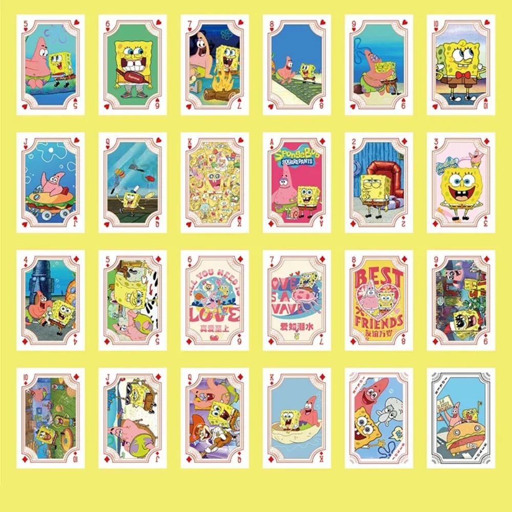 54Sheets/box SpongeBob Anime P - Card Game Deck のレビューと価格