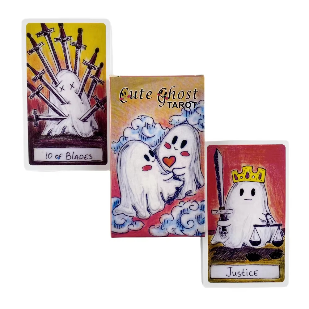 Cute Ghost Tarot Deck Toy Set  - Board Game Master のレビューと価格