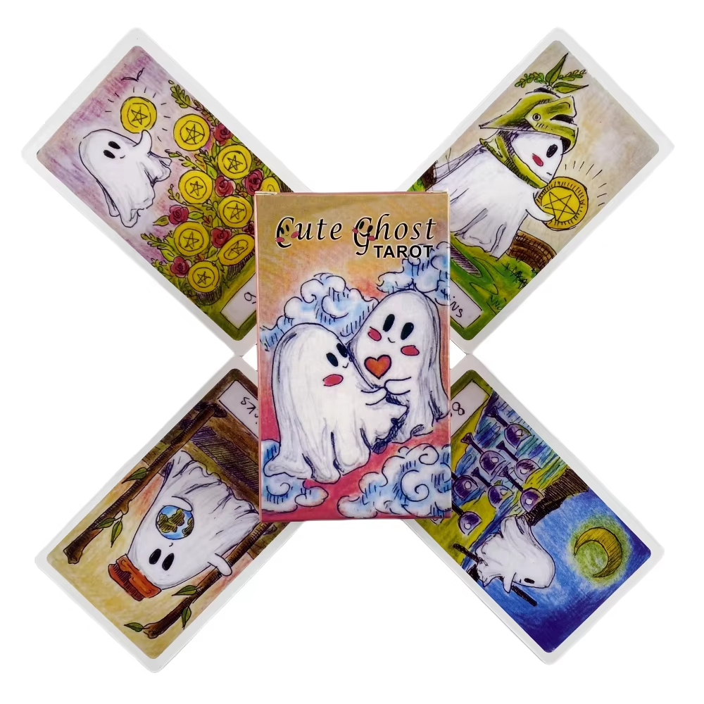 Cute Ghost Tarot Deck Toy Set  - Board Game Master のレビューと価格