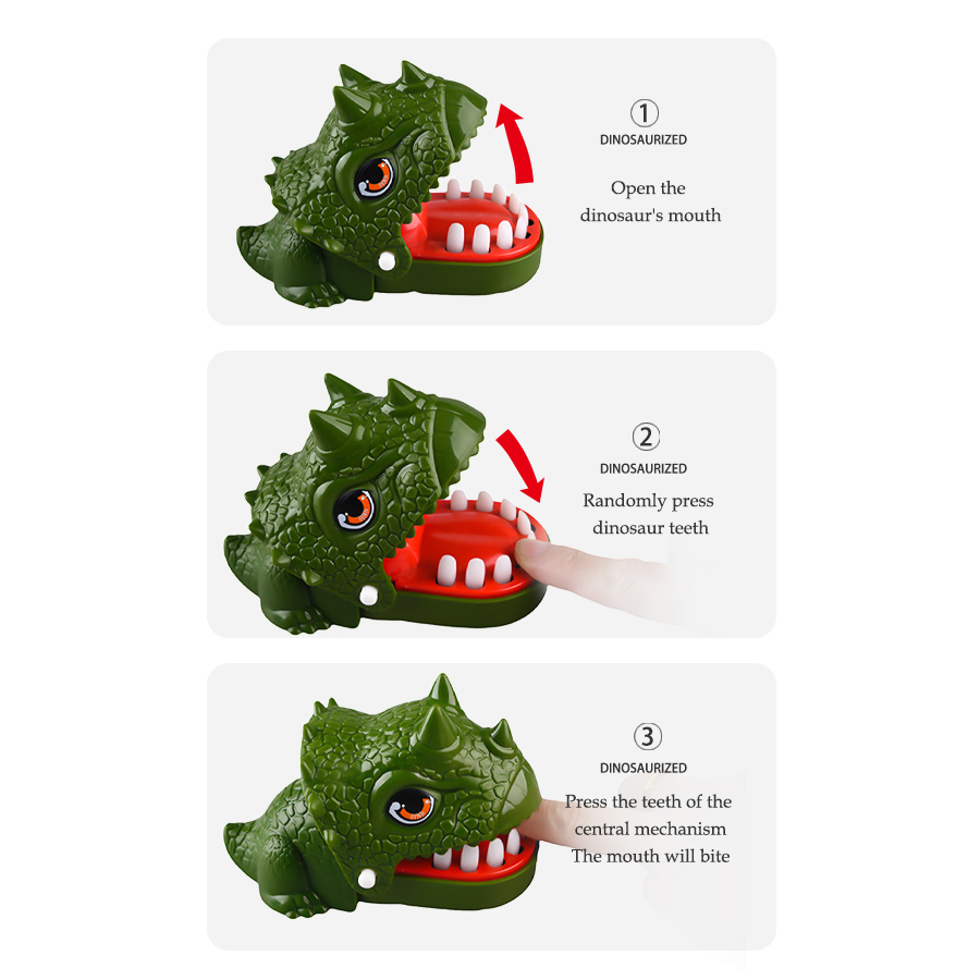 Dinosaur Teeth Biting Finger T - Board Game Live のレビューと価格