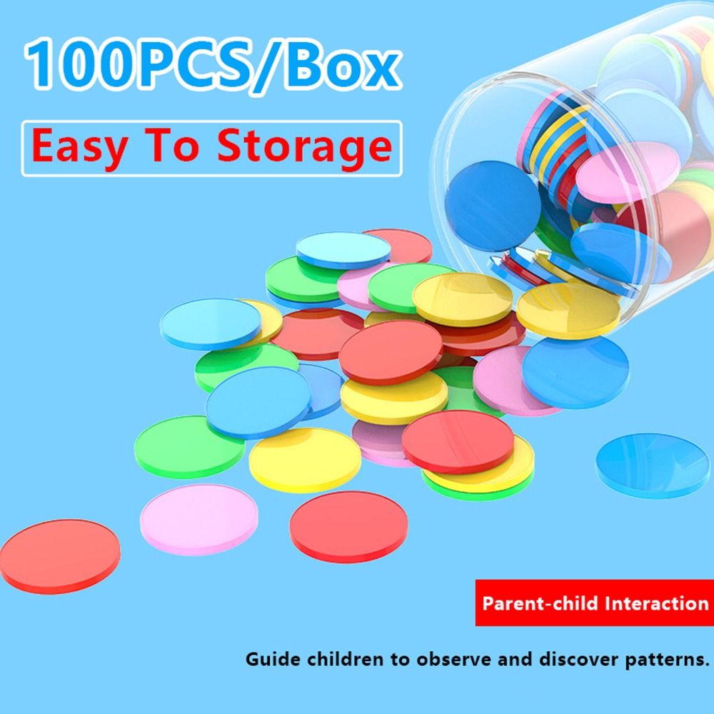 100pcs Plastic Counting Chips  - Board Game Live のレビューと価格