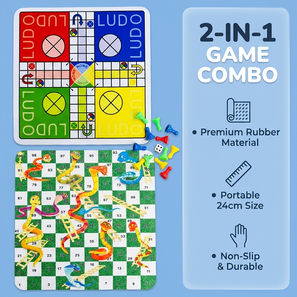 2 in 1  Ludo and Snake and Lad - Board Game Master のレビューと価格