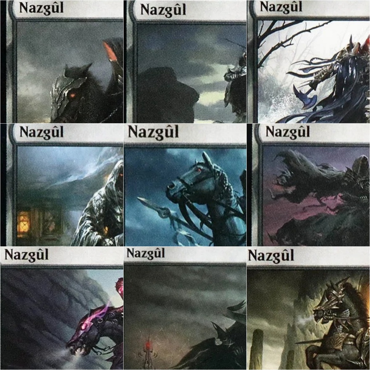 Foil/Holo Nazgûl sets TCG Magi - Board Game Master のレビューと価格