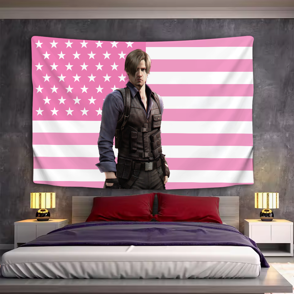 Leon Kennedy Wall Tapestry Res - Board Game Resident Evil のレビューと価格