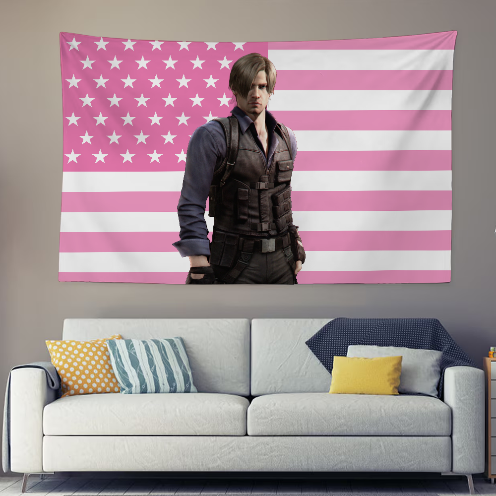 Leon Kennedy Wall Tapestry Res - Board Game Resident Evil のレビューと価格