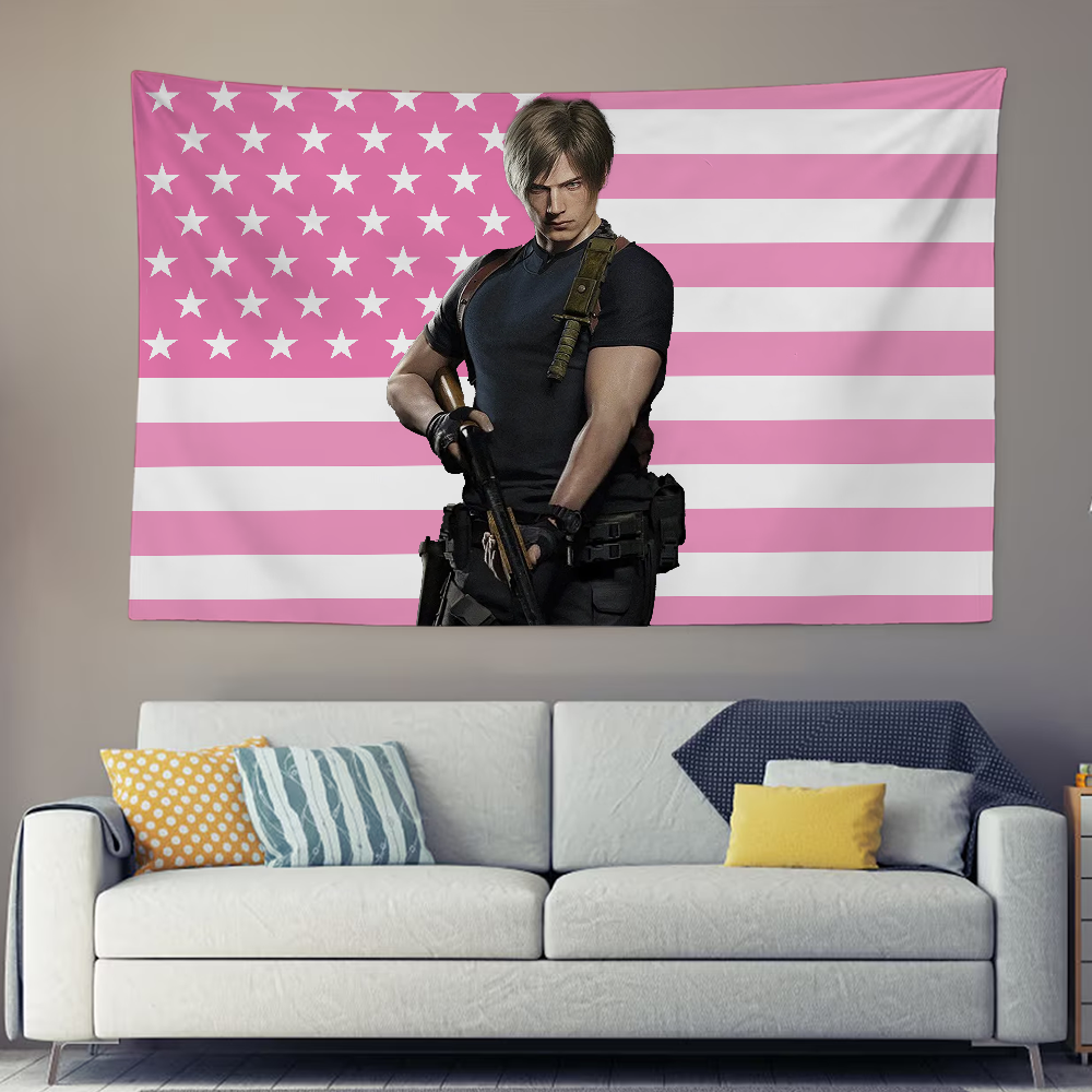 Leon Kennedy Wall Tapestry Res - Board Game Resident Evil のレビューと価格