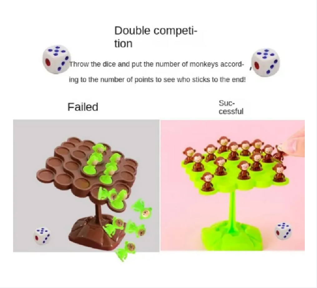 Monkey Balance Tree Focus Bala - Board Game For 6 Years Old のレビューと価格