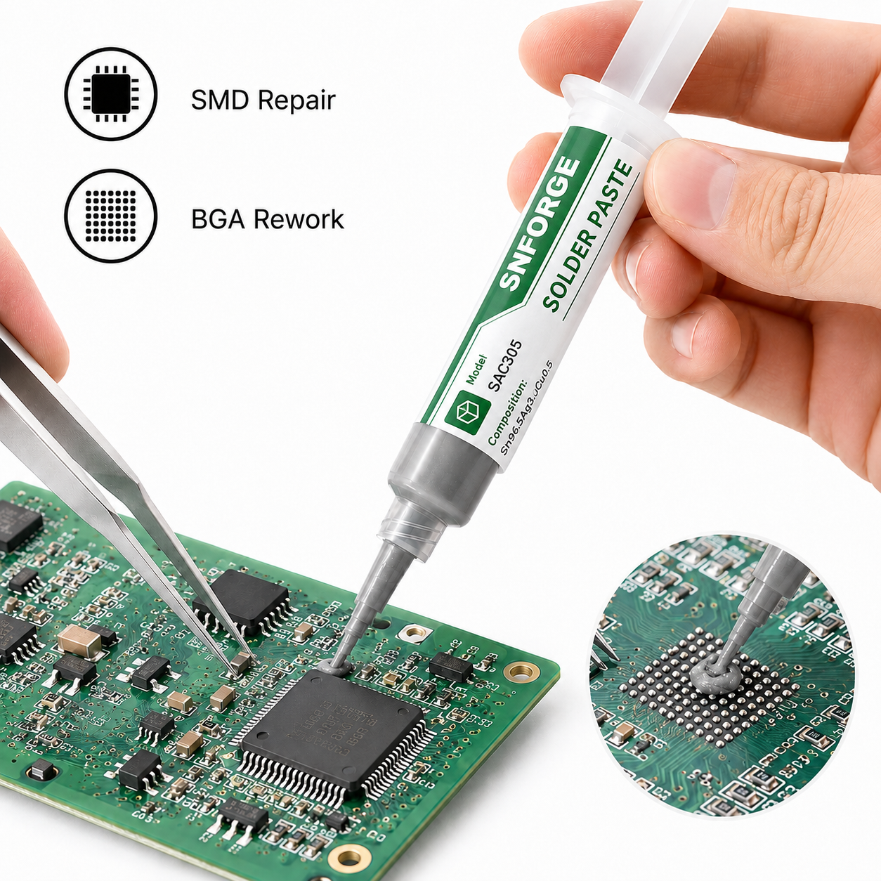 SAC305 Solder Paste Welding Ti - Board Game Youtube のレビューと価格
