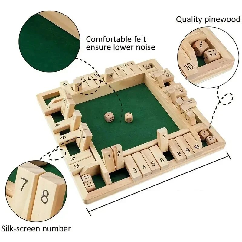 Deluxe Four Sided 10 Numbers S - Board Game Master のレビューと価格