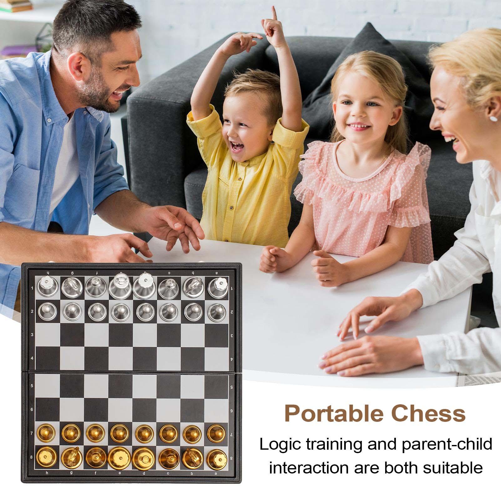 Chess Set Magnetic Board Chess - Magnetic Travel Chess のレビューと価格