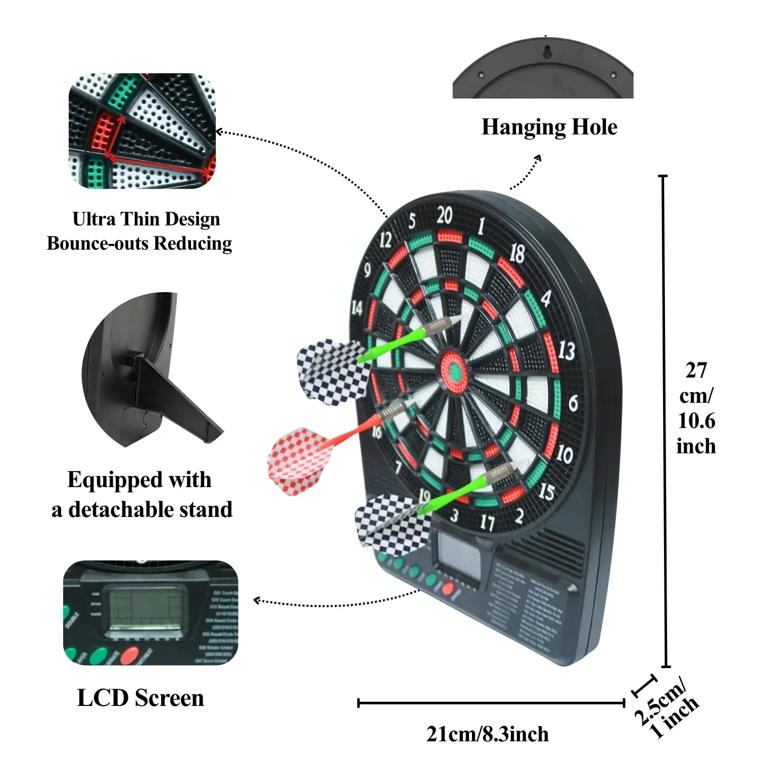 Portable Electronic Dartboard  - Board Game Live のレビューと価格