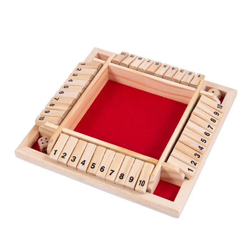 Wooden Dice Board Game Shut Th - Board Game For 6 Years Old のレビューと価格